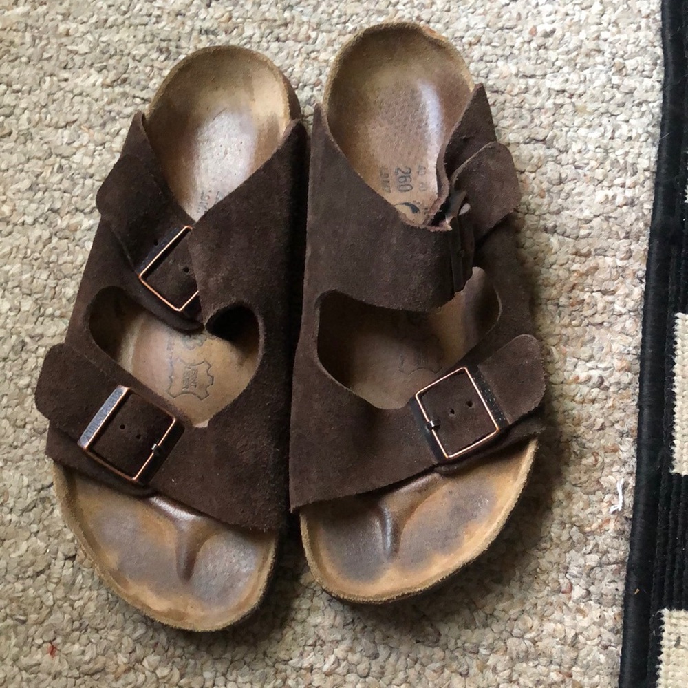 Birkenstock Brown Suede Sandals